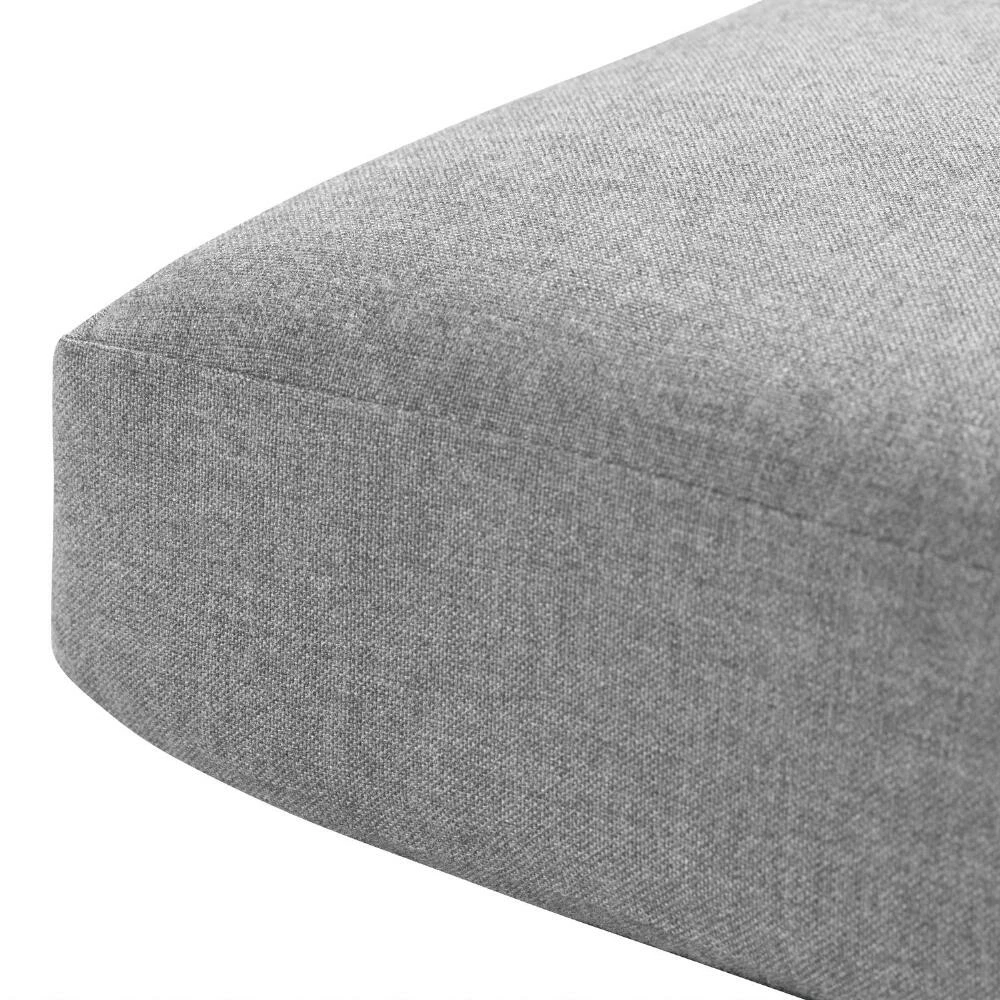 World Market Sunbrella Slate Gray Cast Gusseted Outdoor Chair Cushion 2 World Market Sunbrella Slate Gray Cast Gusseted Outdoor Chair Cushion - Image 2