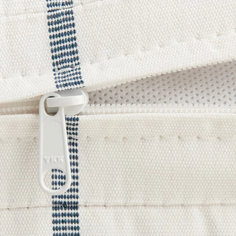 World Market Sunbrella Persimmon Stripe Gusseted Outdoor Chair Cushion 3 World Market Sunbrella Persimmon Stripe Gusseted Outdoor Chair Cushion - Image 3