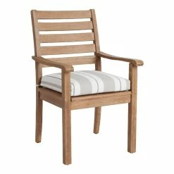 World Market Sunbrella Linen Stripe Outdoor Chair Cushion -Decor & Pillows Sales Store unnamed file 2570