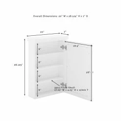 World Market Delmar White Wood Bathroom Wall Cabinet with Mirror 12 World Market Delmar White Wood Bathroom Wall Cabinet with Mirror -Decor & Pillows Sales Store unnamed file 2595