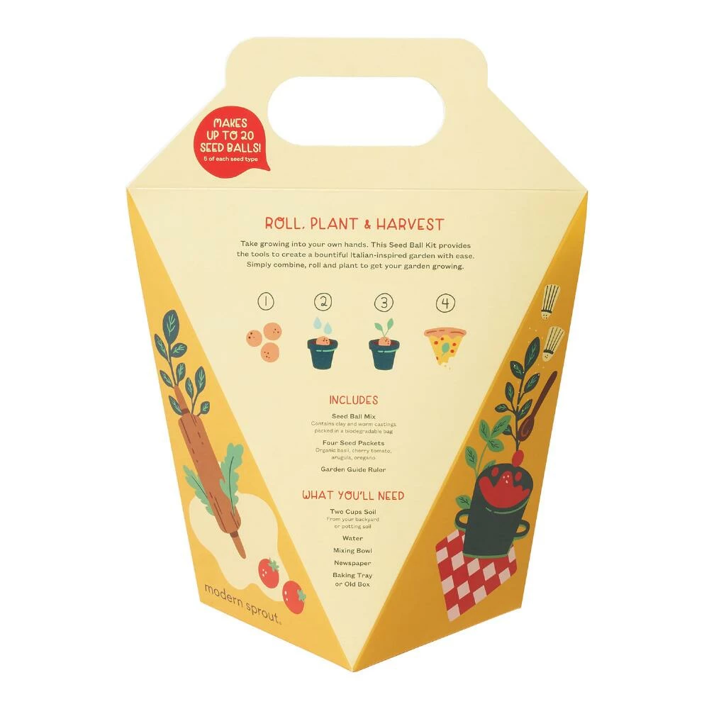 World Market Modern Sprout Pizza Garden Seed Ball Kit 2 World Market Modern Sprout Pizza Garden Seed Ball Kit - Image 2