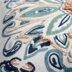 World Market Amalfi Medallion Ivory and Blue Indoor Outdoor Throw Pillow 5 World Market Amalfi Medallion Ivory and Blue Indoor Outdoor Throw Pillow -Decor & Pillows Sales Store unnamed file 263