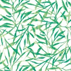 World Market Green Leaves Peel and Stick Wallpaper