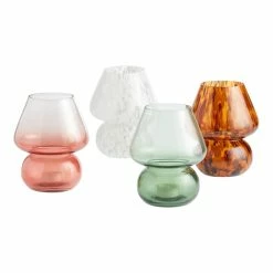 World Market Artisan Glass Tealight Candle Holder