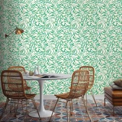 World Market Green Leaves Peel and Stick Wallpaper -Decor & Pillows Sales Store unnamed file 2640