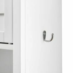 World Market White Wood Maryella Bathroom Space Saver Cabinet -Decor & Pillows Sales Store unnamed file 2692