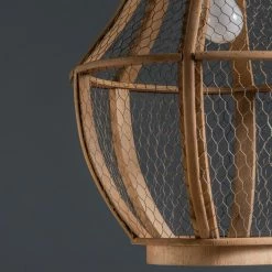 World Market Denning Rustic Brown Wood And Wire Teardrop Pendant Lamp 7 World Market Denning Rustic Brown Wood And Wire Teardrop Pendant Lamp -Decor & Pillows Sales Store unnamed file 2701