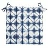 World Market Sunbrella Indigo Tile Outdoor Chair Cushion