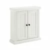 World Market Delmar White Wood Bathroom Wall Cabinet