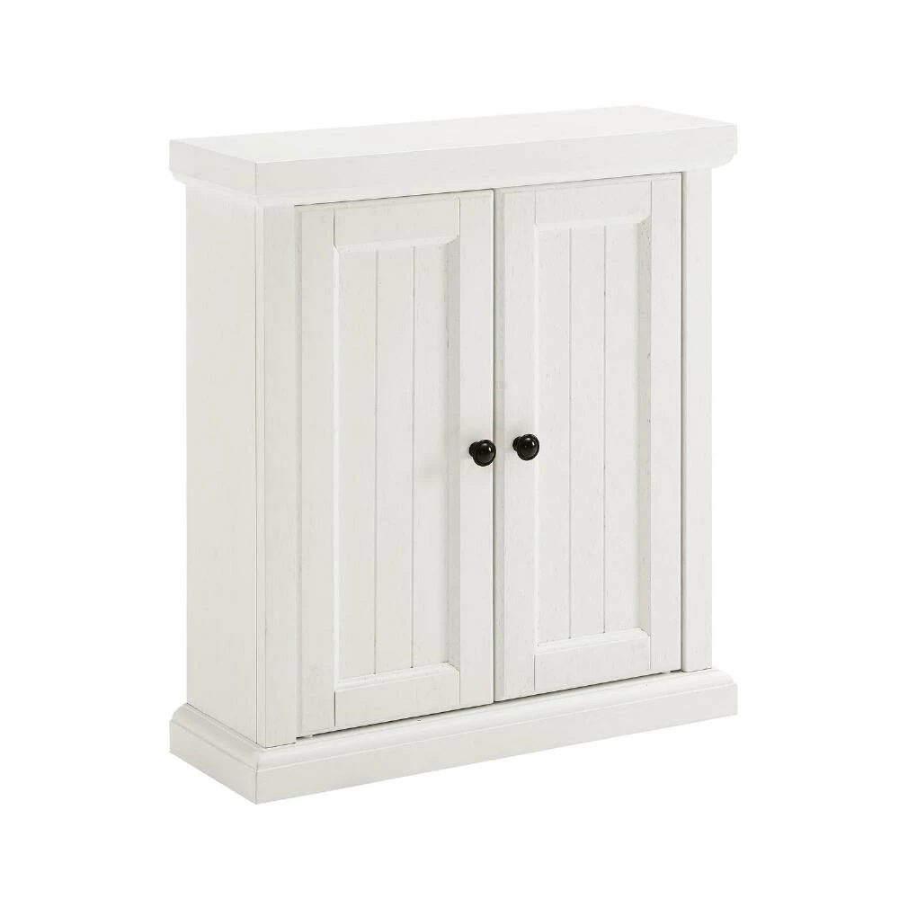 World Market Delmar White Wood Bathroom Wall Cabinet 1 World Market Delmar White Wood Bathroom Wall Cabinet