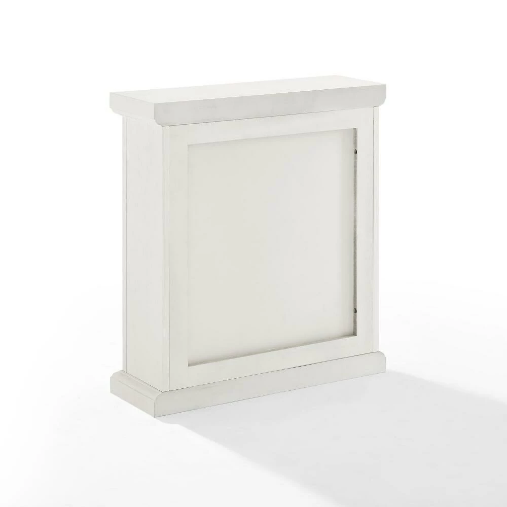 World Market Delmar White Wood Bathroom Wall Cabinet 3 World Market Delmar White Wood Bathroom Wall Cabinet - Image 3