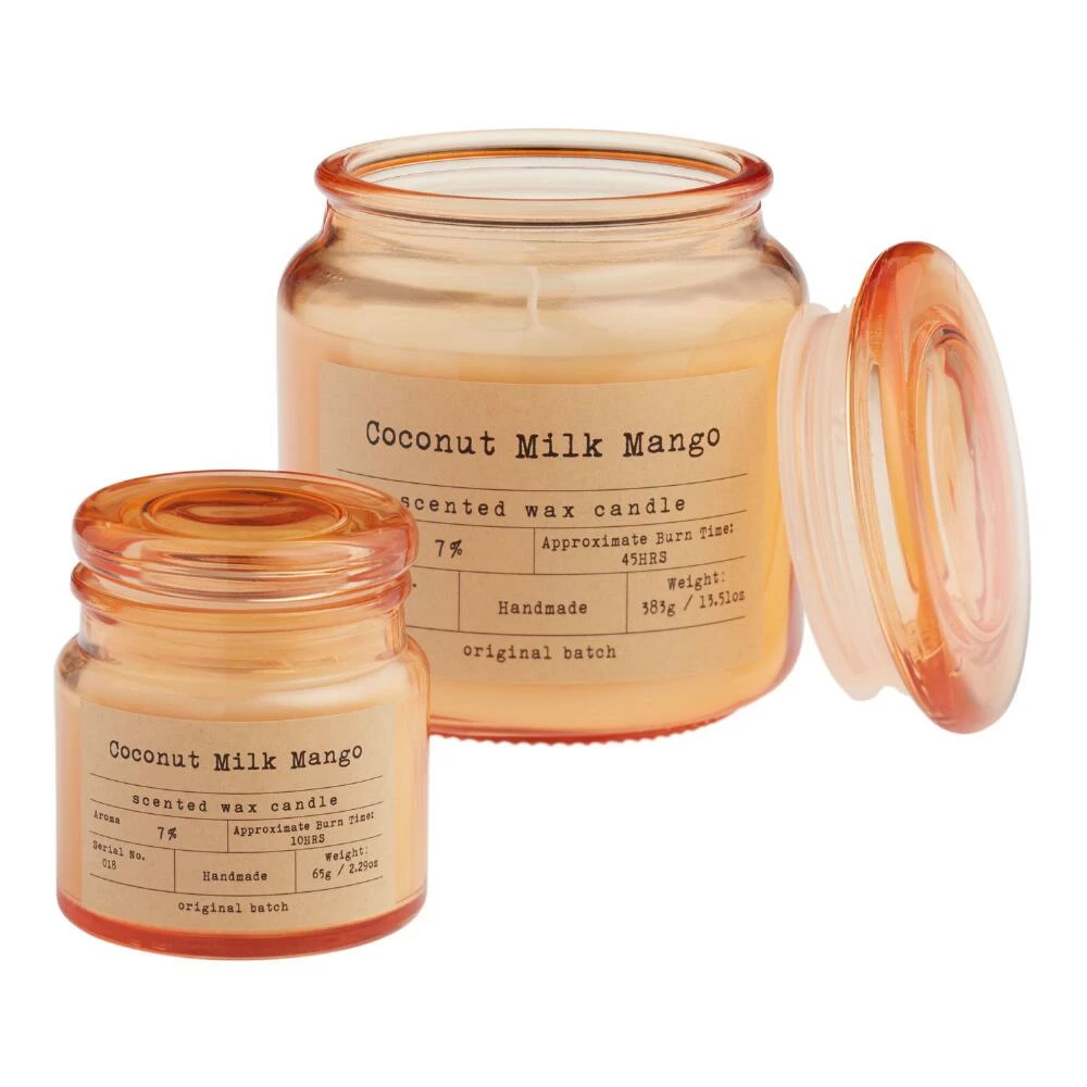 World Market Apothecary Coconut Milk Mango Scented Candle 1 World Market Apothecary Coconut Milk Mango Scented Candle