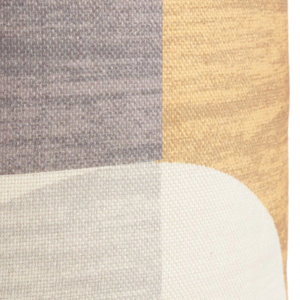 World Market Maeve Gray And Yellow Recycled Fabric Basket 3 World Market Maeve Gray And Yellow Recycled Fabric Basket - Image 3