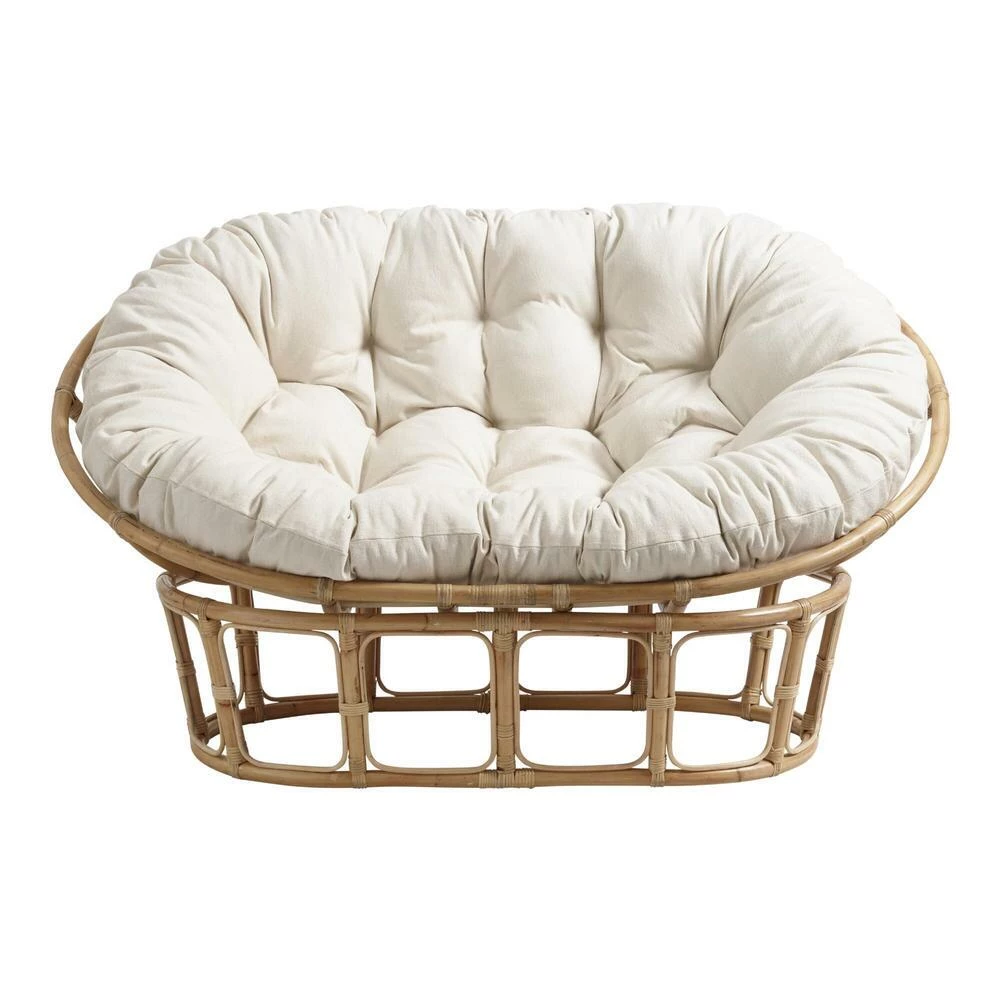 World Market Elora Ivory Double Papasan Chair Cushion 3 World Market Elora Ivory Double Papasan Chair Cushion - Image 3