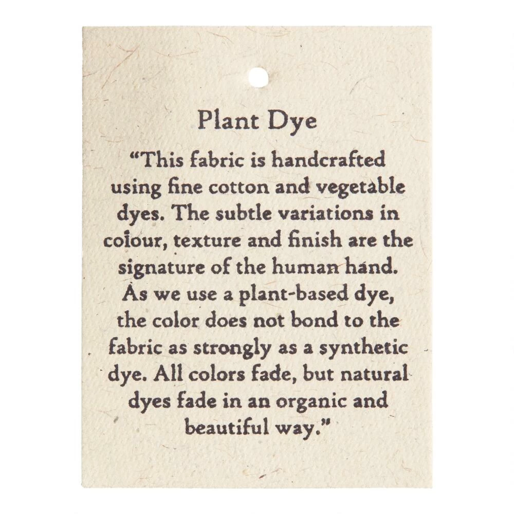 World Market Red And Blue Floral Jaipur Block Print Chair Cushion 3 World Market Red And Blue Floral Jaipur Block Print Chair Cushion - Image 3