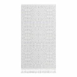 World Market Scarlett Taupe Sculpted Medallion Bath Towel -Decor & Pillows Sales Store unnamed file 2859