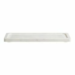 World Market White Marble Vanity Tray