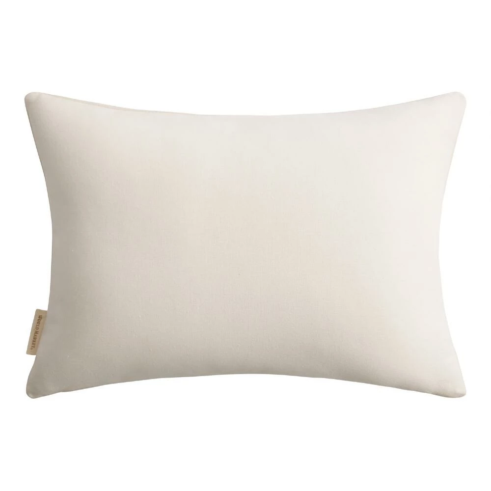 World Market Embroidered Mushroom Lumbar Pillow 3 World Market Embroidered Mushroom Lumbar Pillow - Image 3