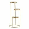 World Market Gold Mirrored 3 Tier Plant Stand