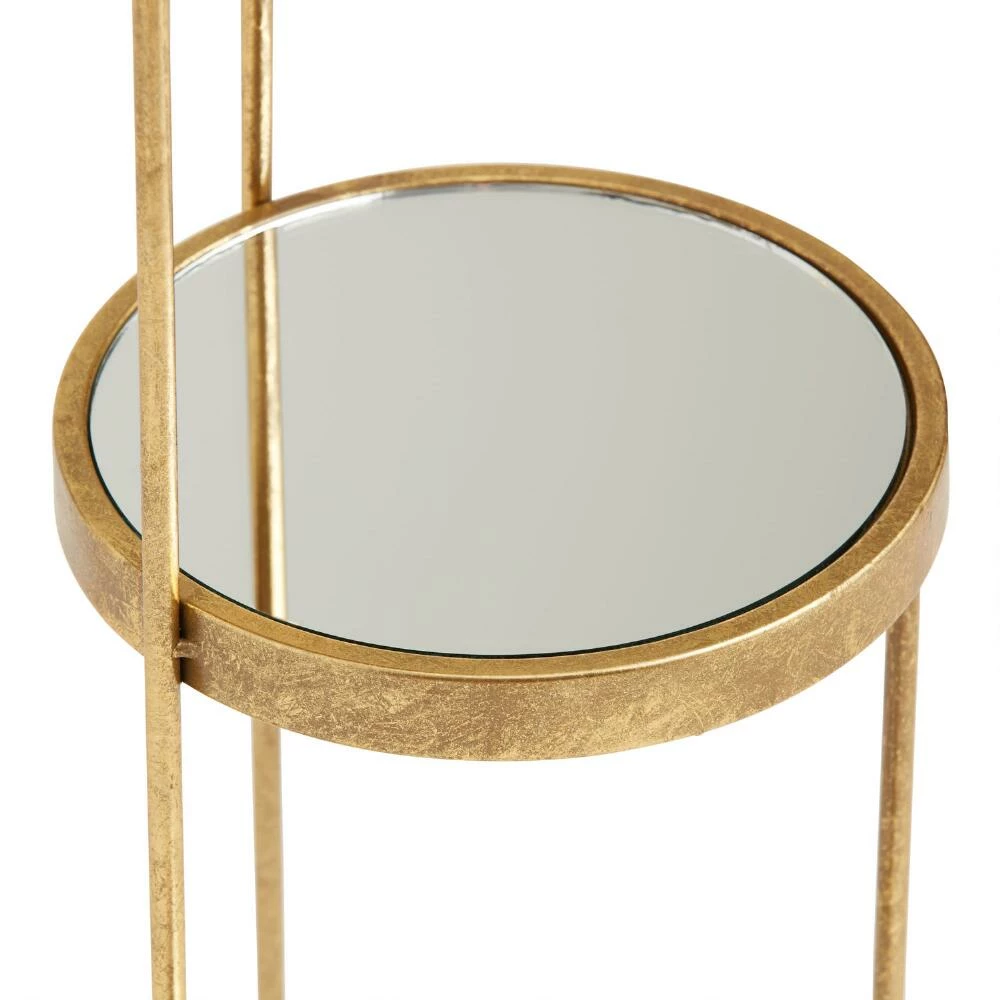 World Market Gold Mirrored 3 Tier Plant Stand 2 World Market Gold Mirrored 3 Tier Plant Stand - Image 2