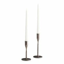 World Market Hammered Bronze Taper Candle Holder