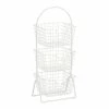 World Market White Wire Basket 3 Tier Wilson Storage Tower