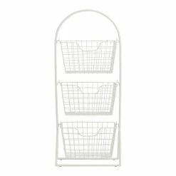 World Market White Wire Basket 3 Tier Wilson Storage Tower -Decor & Pillows Sales Store unnamed file 2892