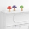 Cost Plus World Market Wooden Easter Mushroom Decor Set of 3