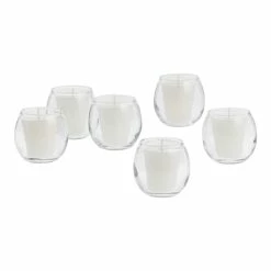 World Market Bubble Glass Votive Candle Holder Set Of 6