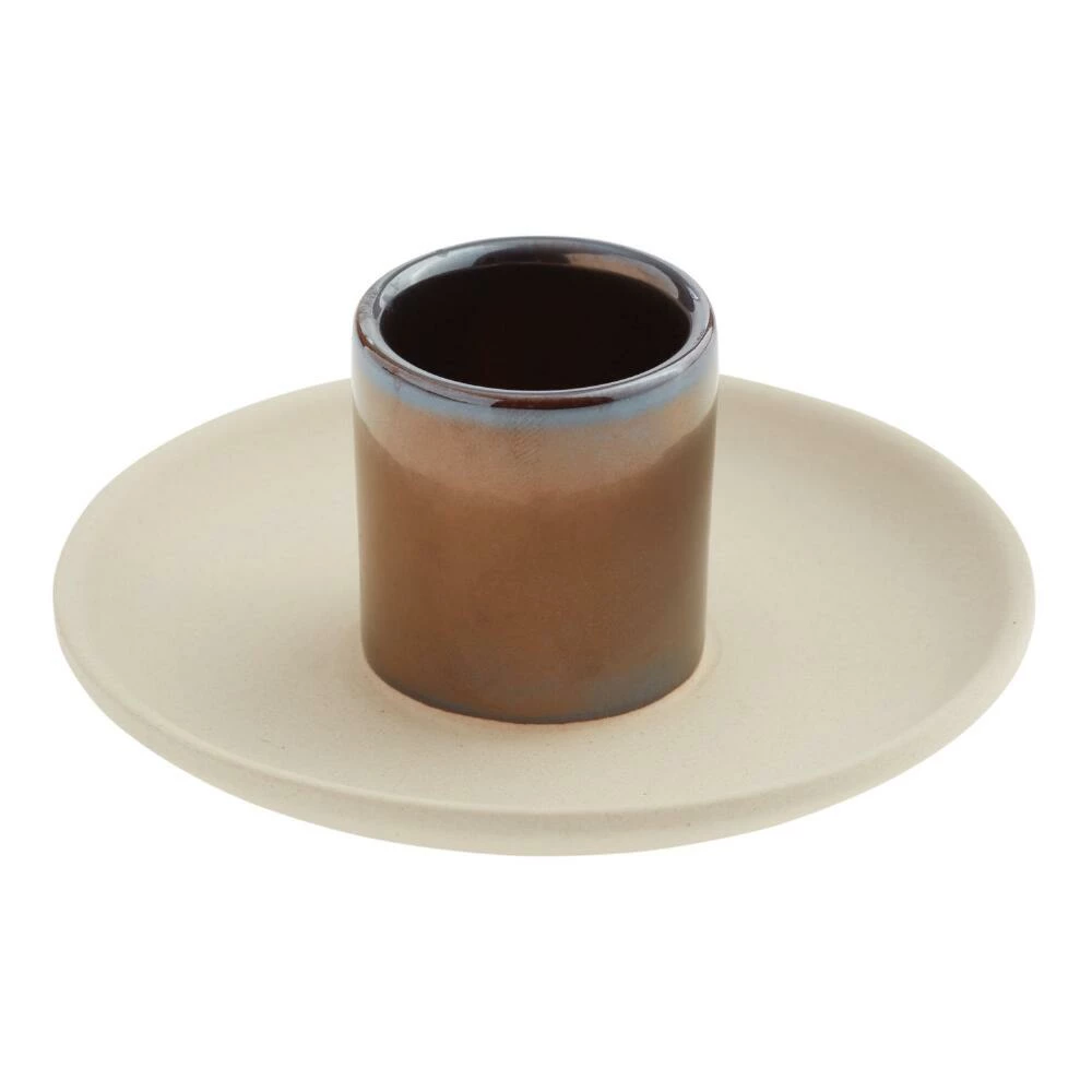 World Market Metallic Gold and Natural Saucer Match Striker 1 World Market Metallic Gold and Natural Saucer Match Striker