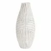 World Market Large White Textured Ecomix Vase