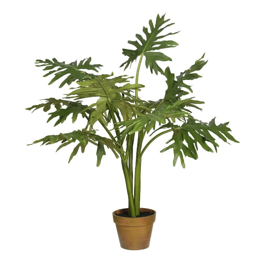 World Market Faux Monstera Tree 1 World Market Faux Monstera Tree