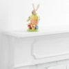 World Market Wooden Easter Bunny Painter Nutcracker Decor