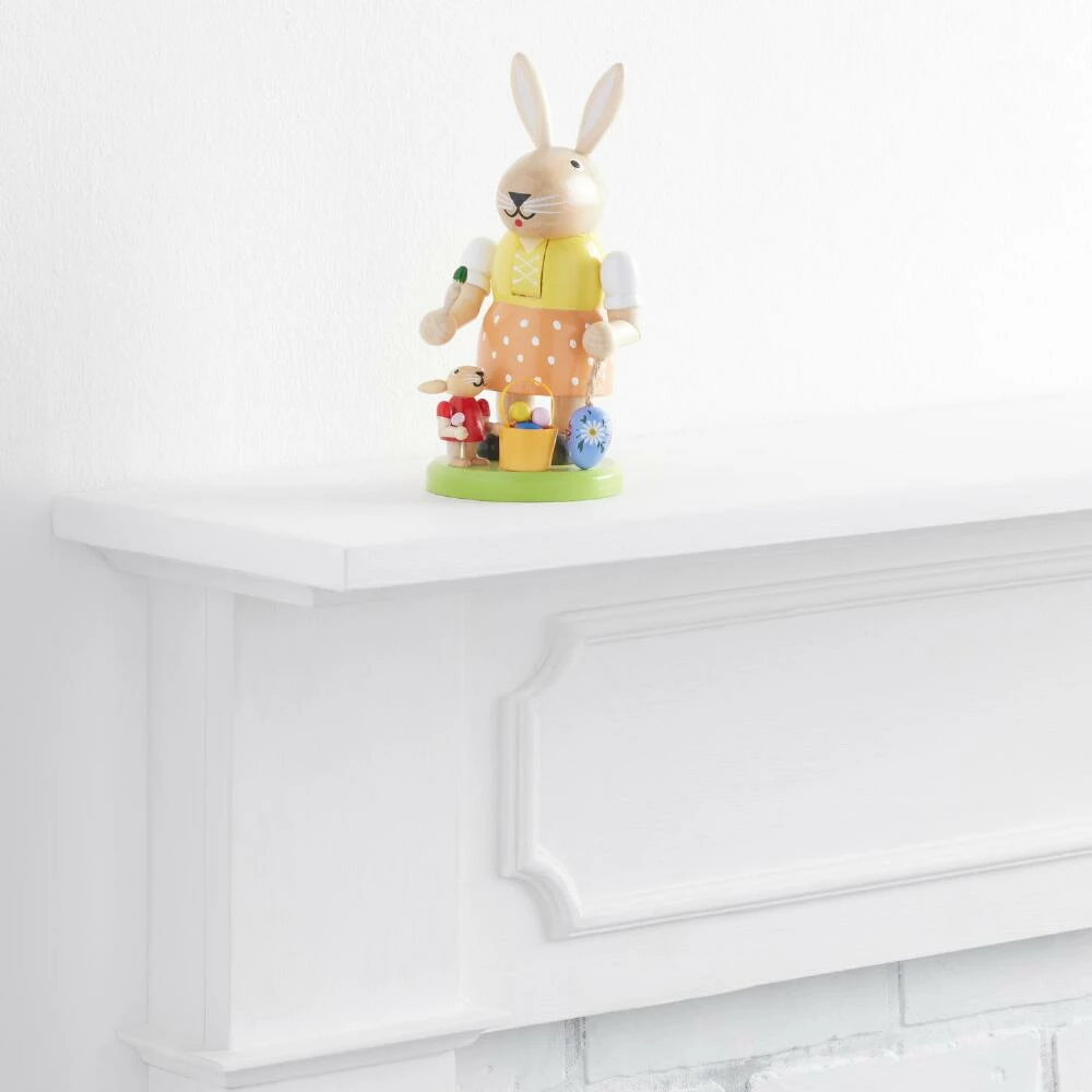World Market Wooden Easter Bunny Painter Nutcracker Decor 1 World Market Wooden Easter Bunny Painter Nutcracker Decor
