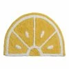 World Market Lemon Squeeze Half Circle Tufted Bath Mat