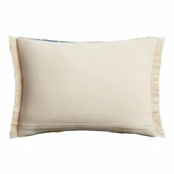 World Market Green Multicolor Floral Embroidered Lumbar Pillow -Decor & Pillows Sales Store unnamed file 354