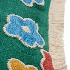 World Market Green Multicolor Floral Embroidered Lumbar Pillow -Decor & Pillows Sales Store unnamed file 355