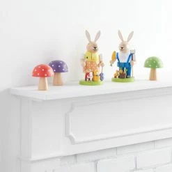 World Market Wooden Easter Bunny Farmer Nutcracker Decor -Decor & Pillows Sales Store unnamed file 364