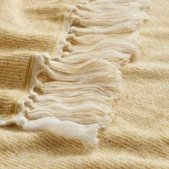 World Market Azure Mustard And White Marled Bath Towel -Decor & Pillows Sales Store unnamed file 368