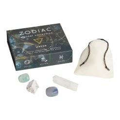 World Market Water Zodiac Elements Crystal Set