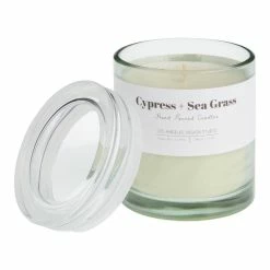 World Market Spring Spa Cypress and Seagrass Scented Candle