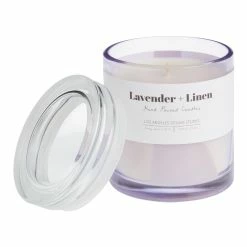 World Market Spring Spa Lavender and Linen Scented Candle