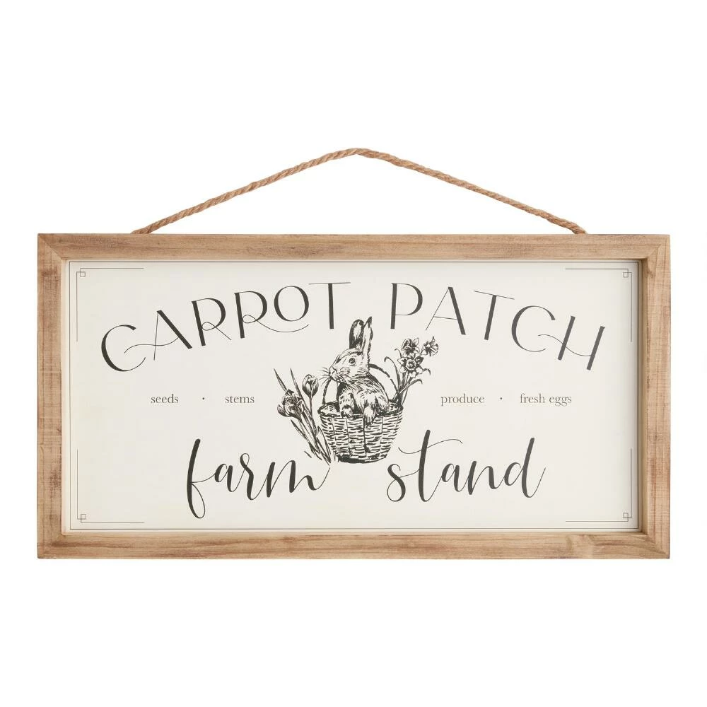 World Market Carrot Patch Farm Stand Sign Decor 1 World Market Carrot Patch Farm Stand Sign Decor