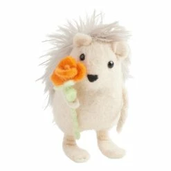 World Market Wool Spring Hedgehog Decor