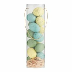 World Market Speckled Easter Eggs In Clear Tube 15 Pack
