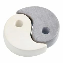 World Market Kisii Natural Soapstone Yin Yang Decor