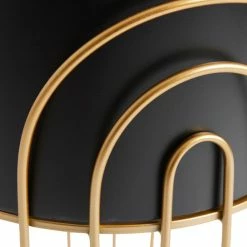 World Market Black Metal Planter With Arched Gold Stand 5 World Market Black Metal Planter With Arched Gold Stand -Decor & Pillows Sales Store unnamed file 43