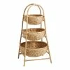World Market Aaliyah Water Hyacinth And Rattan 3 Tier Storage Tower