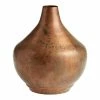 World Market Copper Vintage Patina Metal Jug Vase