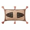 World Market Justina Blakeney Grace Blush Tasseled Lumbar Pillow